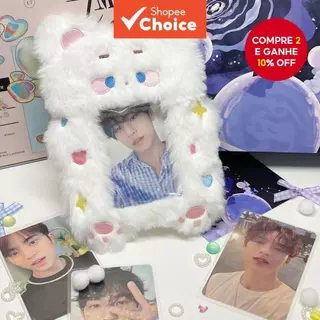 Conjunto De Cartão De Pelúcia Animal Fofo 3 Polegadas Foto Pingente Campus Refeição Passagem Titular em Oferta na Shopee