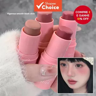 Velvety Radiant Blush Stick – Efeito Plumping Coreano E Tez Iluminadora Com Saturação Natural em Oferta na Shopee