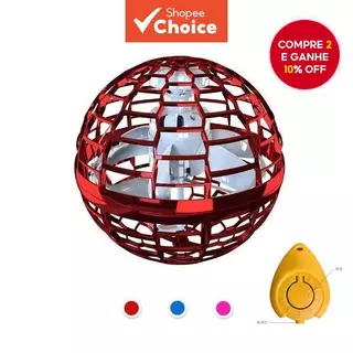 Brinquedo Giratório Voador UFO De Indução Inteligente Com Luz Para Crianças , Bola Voadora Mágica , Giroscópio De Contro em Oferta na Shopee