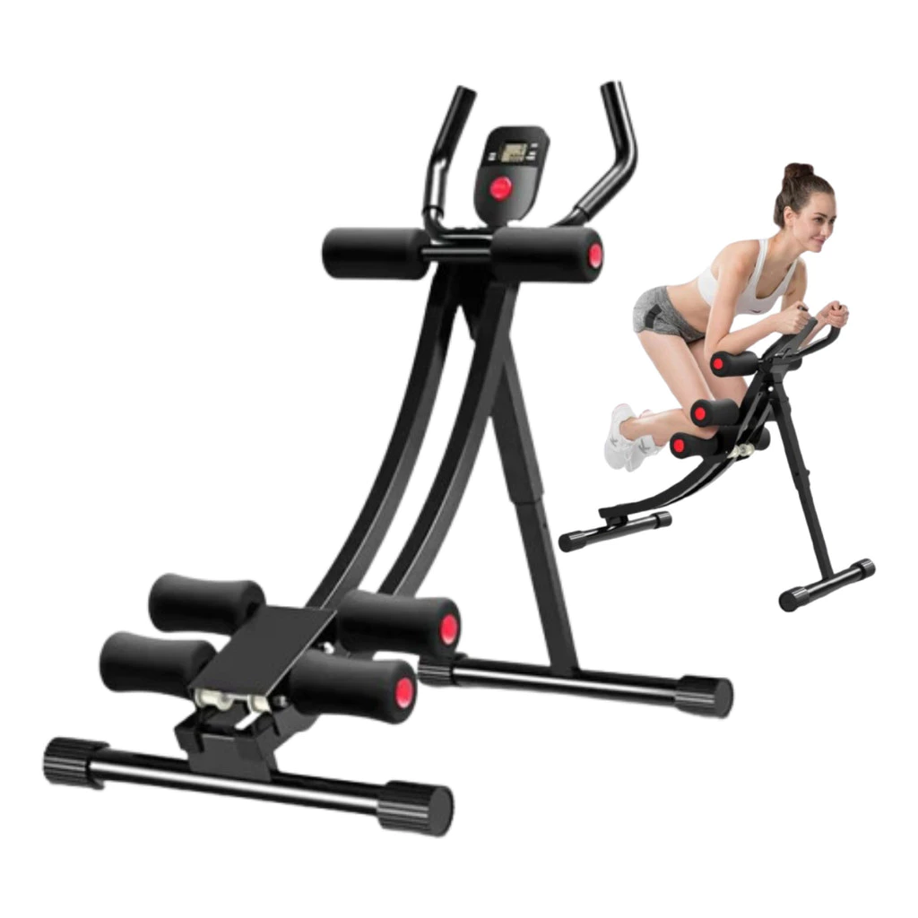 máquina abdominal dobrável completa