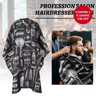 Adulto Salão De Beleza Cabeleireiro Capas Ap ron À Prova Dwaterproof Água Perm Xale Vestido De Corte De Cabelo Barbeiro em Oferta na Shopee