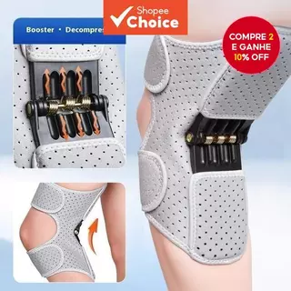 Apoio para joelho com estabilizador de mola, suporte para articulação da perna, joelheira antideslizante para em Oferta na Shopee