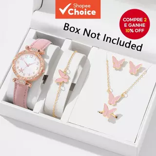 Conjunto De Relógio Feminino De Quartzo Para Presente Elegante | Vários Estilos Elegantes A Mulher Moderna em Oferta na Shopee