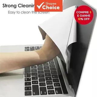 Pano De Limpeza À Prova De Poeira De Microfibra Capa Para Teclado De Notebook Kit De Tela De Laptop MacBook em Oferta na Shopee