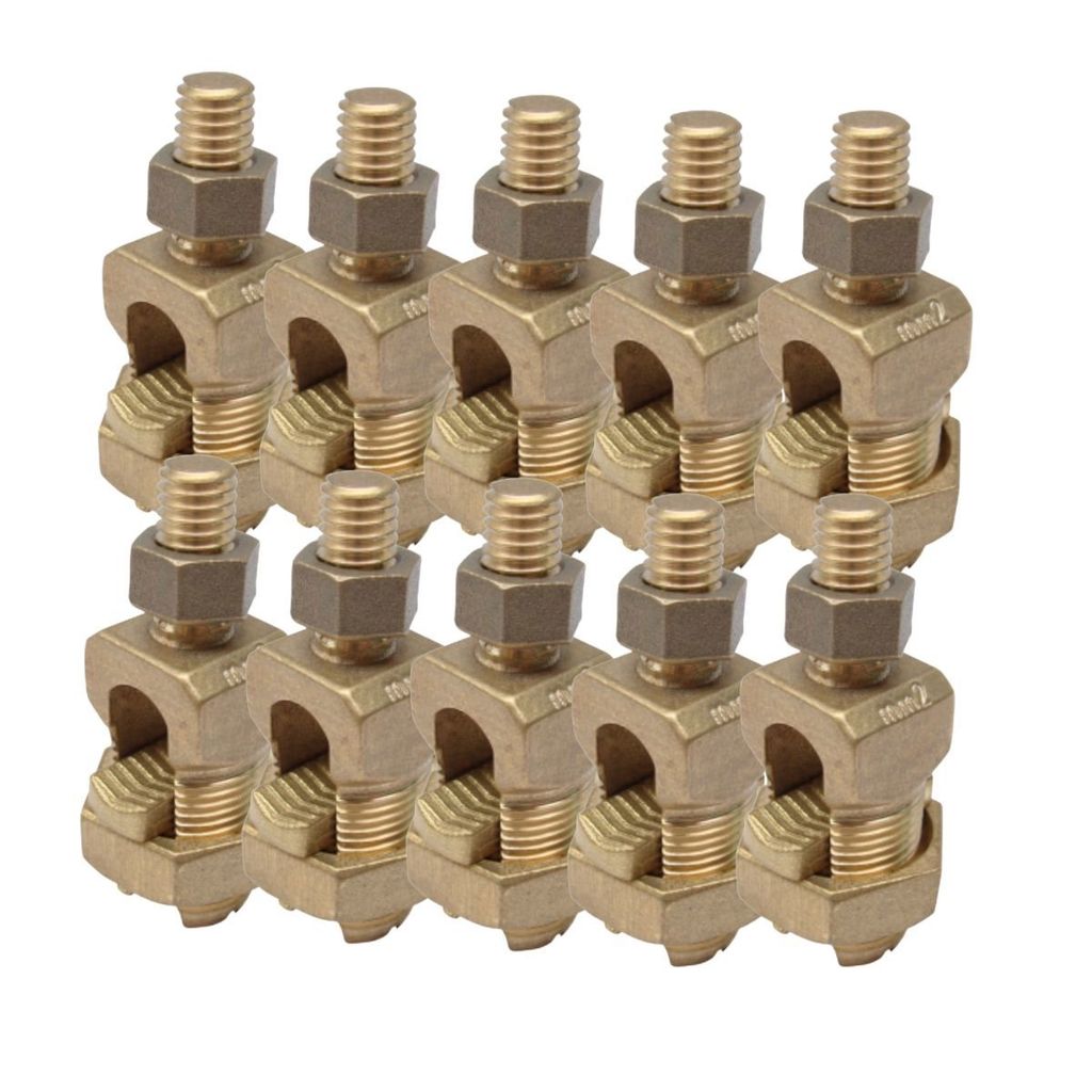 10 Conectores Split-Bolt Rabicho 35Mm Cobre 3/8 Pol Intelli | Shopee Brasil