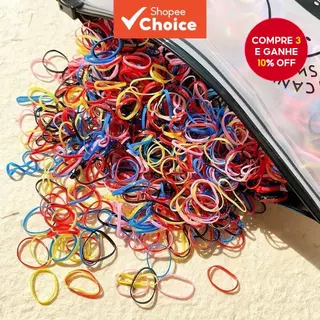 500pcs Meninas Faixa De Borracha Descartável Colorida Recém-Nascido Porta Rabo De Pônei Gravatas Para Cabelo De Bebê em Oferta na Shopee