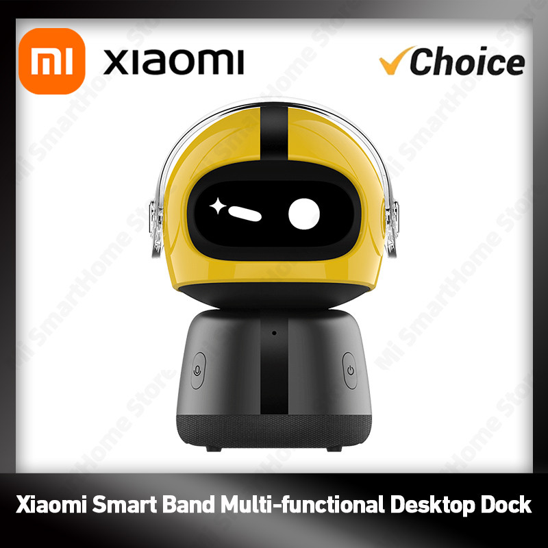 Original Xiaomi Smart Band 10/9/8 Multi-Função Dock-Expressão Facial LED Despertador , Desktop E-Pet Companion , Reprodu