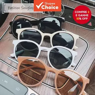 Óculos De Sol Redondos Retrô Coreanos Para Mulheres – Design Leve Anti-UV De Rosto Pequeno Uso Na Rua/Diário Óculos De Sol Redondos Retrô Coreanos Para Mulheres – Design Leve Anti-UV De Rosto Pequeno Uso Na Rua/Diário