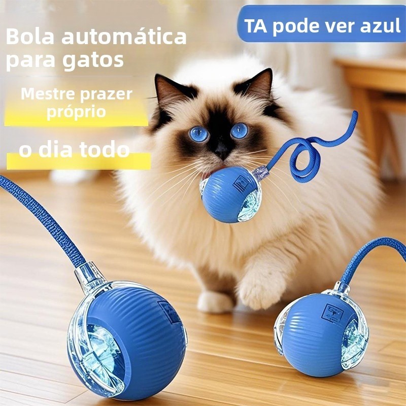 Brinquedo Inteligente Para Cães E Gatos De Estimação , Bola Rolante Automática , Elétrica Recarregável nova