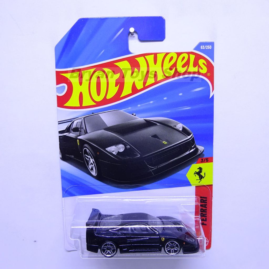 Hot Wheels Ferrari F40 Competizione Preto | Shopee Brasil