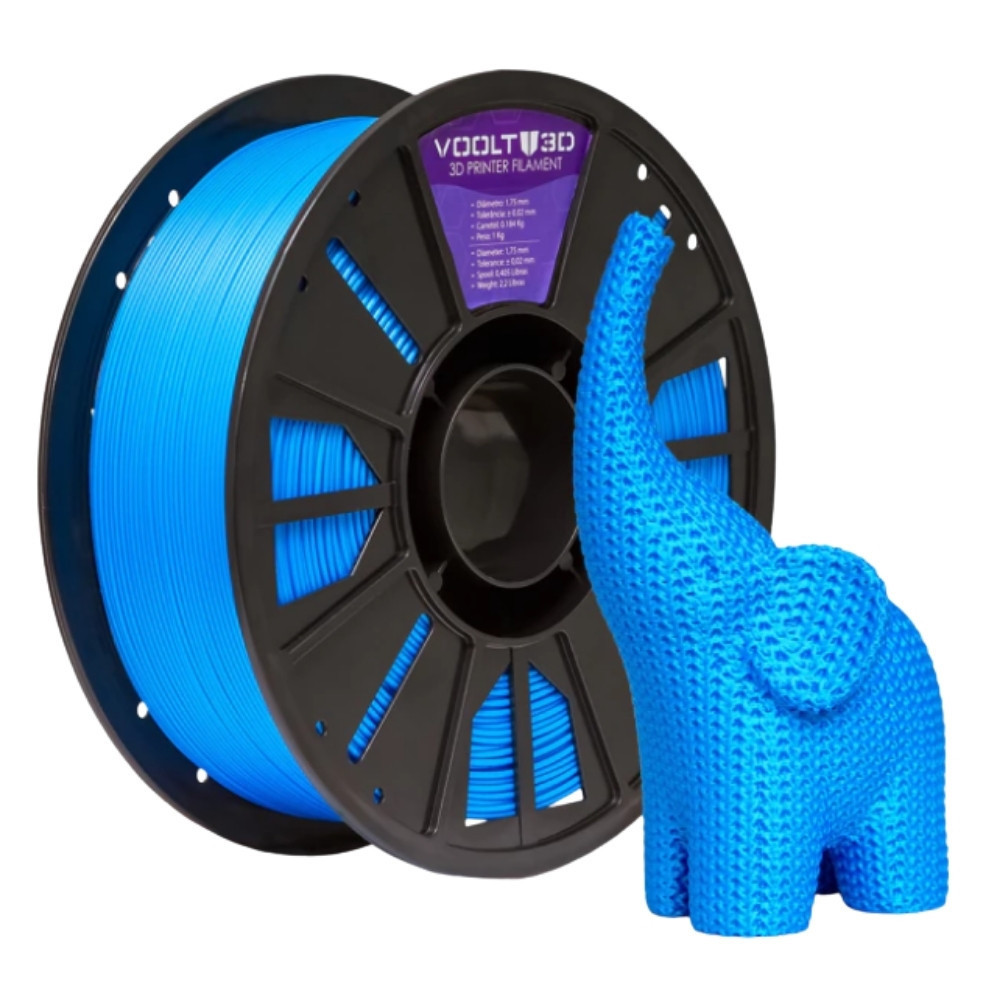 Filamento Impressão 3D Voolt Pla Azul 1Kg | Shopee Brasil