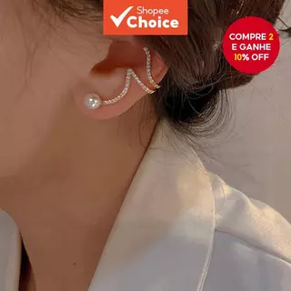 2 Pçs Agulha De Prata Geométrica Forma De Cobra Brincos De Pérola Para Mulheres Moda Personalidade em Oferta na Shopee