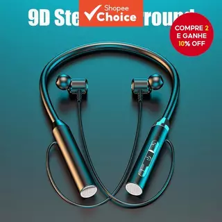 Fones De Ouvido TWS Sem Fio Bluetooth Magnético Neckband Estéreo Esportes Correndo Com Microfone Redução Ruído Baixo em Oferta na Shopee