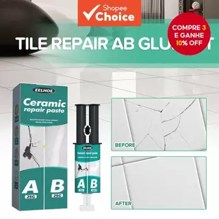 Kit De Reparo Acrílico Mágico , Enchimento De Lacuna De Azulejo De Secagem Rápida E Adesivo Para Reparos De Porcelana em Oferta na Shopee
