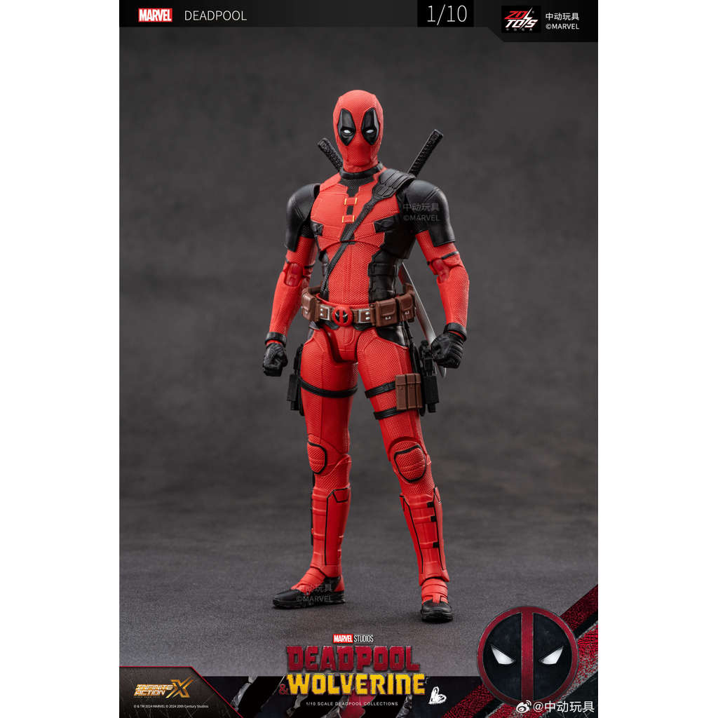 Authentic] ZD Toys Marvel Deadpool & Wolverine 1/10 6-inch