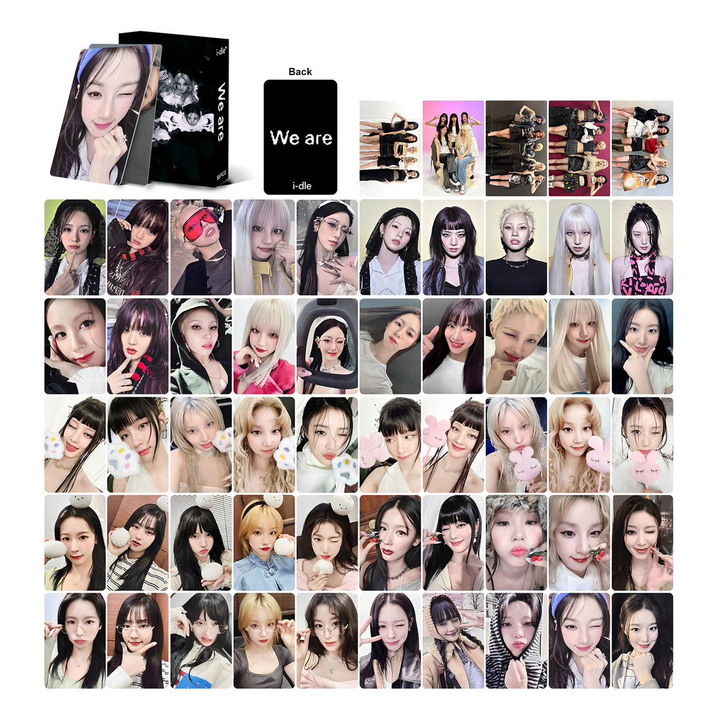 55 Unidades (G) I-DLE DOL Lomo Cards neverland Klaxon SWAY 2o
