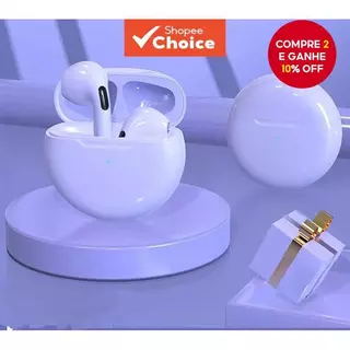 Pro 6 Fones De Ouvido TWS Sem Fio Bluetooth 5.0 Confortável Esportes Som Estéreo À Prova Dwaterproof Água Para Smartphon em Oferta na Shopee