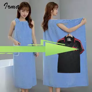 Roupão Plus Size para Mulheres, Roupa de Casa Adulta, Toalhas de Banho Usáveis, Toalha Macia Sem Desfiar