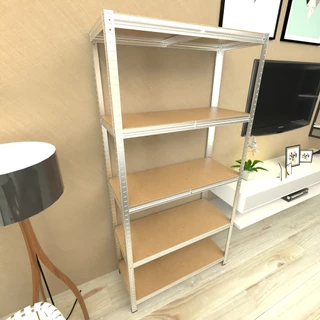 Estante para livros 5 nivieis com MDF CRU reforçada 180x90x37 40 kg por nivel em Oferta na Shopee