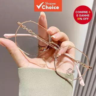 Óculos Bloqueadores De Luz Azul Para Mulheres – De Computador Anti-Radiação Com Lente Transparente , Proteção Tensão Ocu em Oferta na Shopee