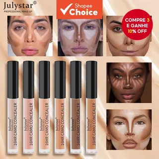 Julystar Maquiagem Transfronteiriça À Prova D'Água De Longa Duração Cobertura para Círculos Escuros e Marca de Acne em Oferta na Shopee