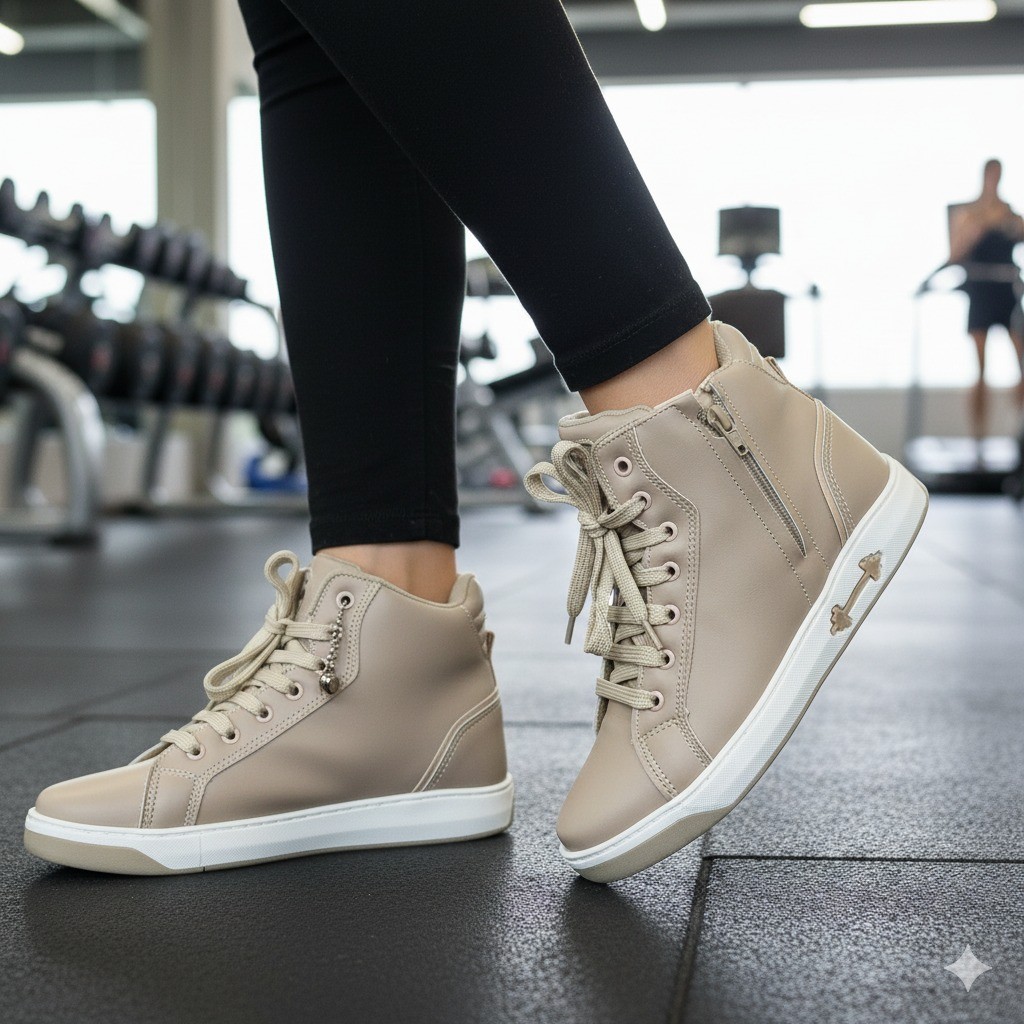 Tênis Botinha Esportiva Fitness Feminino Palmilha Em Gel Ortopédica Corridas Imperdível Barato