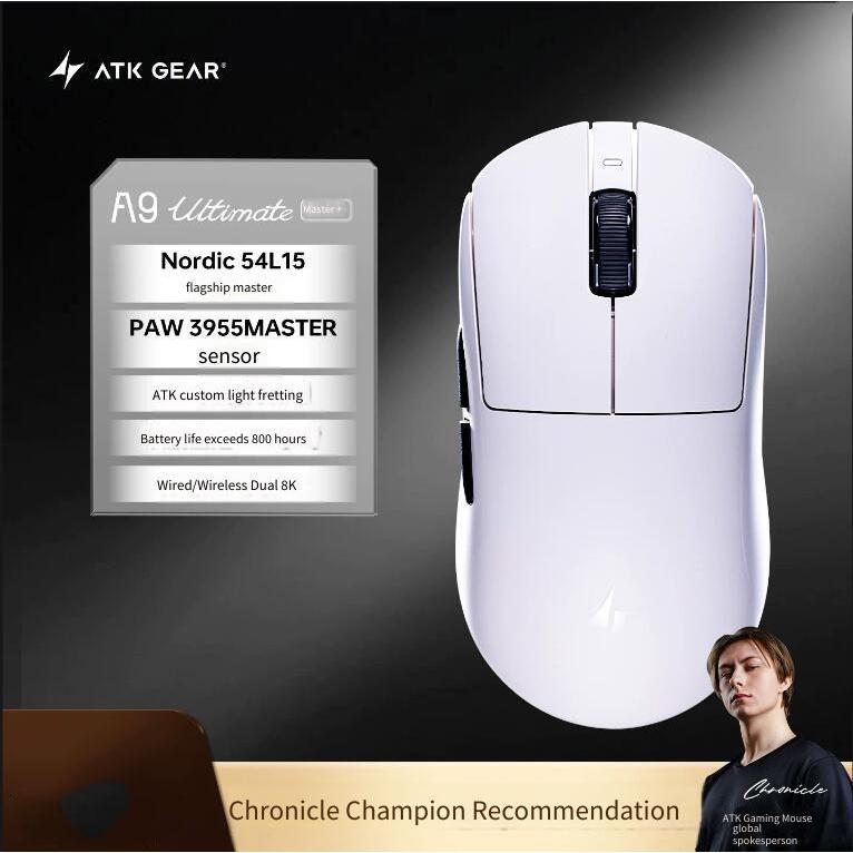 ATK GEAR Dragonfly A9Air Ultimate + mouse Ergonômico Para Jogos De