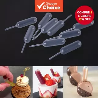 Pipetas Plásticas Do Conta-Gotas Da Transferência Aperto Para O Uso 4ml 50Pcs Queque E Laboratório em Oferta na Shopee