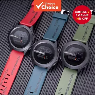 Relógio Eletrônico Elegante Para Homens , Tendência De Brilho À Prova D'água E Multifuncional Corrida Escola em Oferta na Shopee