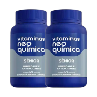 Kit 2x Vitamina Sênior 50+ Com 60 Comprimidos - Neo Química em Oferta na Shopee