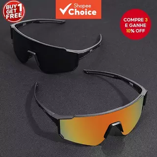 2 peças óculos de sol para ciclismo UV400 proteção contra vento óculos esportivos coloridos para homens e mulheres ao em Oferta na Shopee