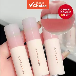 Cappuvini Velvet Lip Glaze 8 Cores Fosco Textura Sedosa Suave Névoa Batom Para Daliy Life & Banquet em Oferta na Shopee