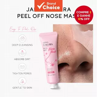 LAIKOU Japão Sakura Peel Off Nariz Máscara Limpeza Profunda Remoção De Cravo Tigh Dez Poros Hidratante 30g em Oferta na Shopee