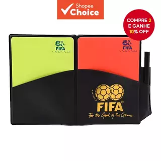 Conjunto De Cartões Vermelhos E Amarelos De Futebol Com Carteira De Couro , Marcador , Lápis Para Escola , Jogos , Festa em Oferta na Shopee