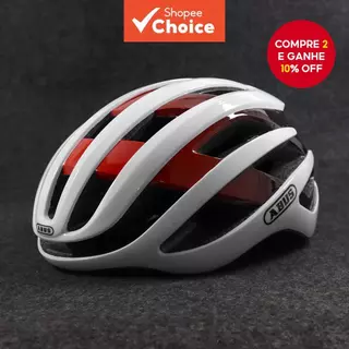 Capacete ABUS Air Breaker-De Bicicleta Aero Road/MTB Ultraleve Para Triatlo E Ciclismo em Oferta na Shopee