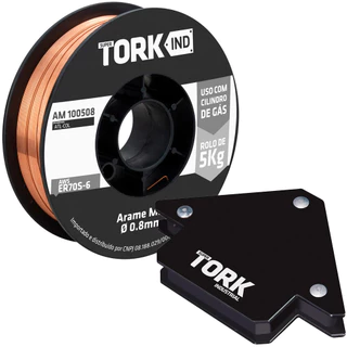 Kit Soldagem Esquadro Magnético que Suporta 12kg e 1 Arame Sólido para Solda de 5kg e 0.8mm em Oferta na Shopee