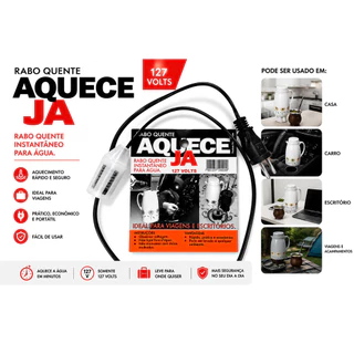 Aquecedor de Água Rabo Quente 127v 480w