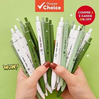 Conjunto De Canetas De Gel Panda Feliz Fofo De 4 Unidades-Tinta De Secagem Rápida De 0.5 Mm Para Estudantes , Papelaria em Oferta na Shopee