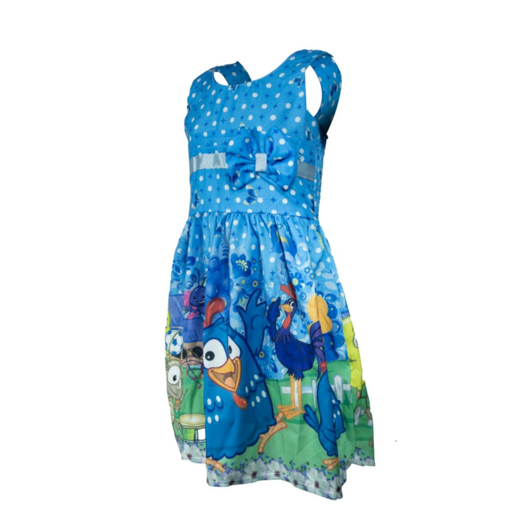 Vestido Roupa Infantil Galinha Pintadinha 2 A 9 Anos | Shopee Brasil