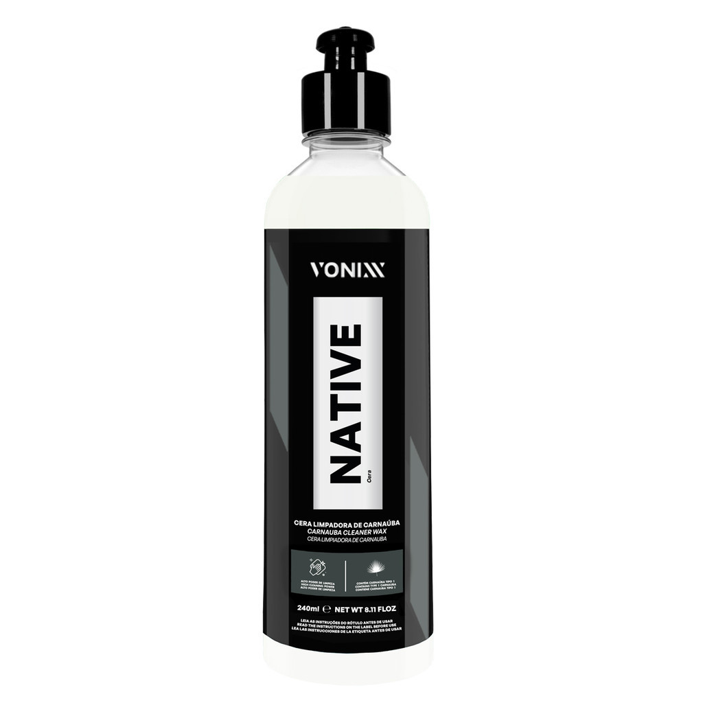 Native Cleaner Wax Brazilian Carnaúba - Vonixx (240ml)