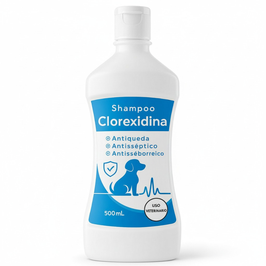 Shampoo Clorexidina Pet Side 500ml Anti Seborreia Antisséptico ...