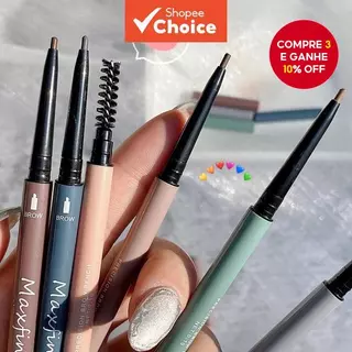 Lápis para Sobrancelhas de Cabeça Dupla Não Desaparece, Alta Durabilidade e Duração Adequada para Olhos Iniciantes em Oferta na Shopee
