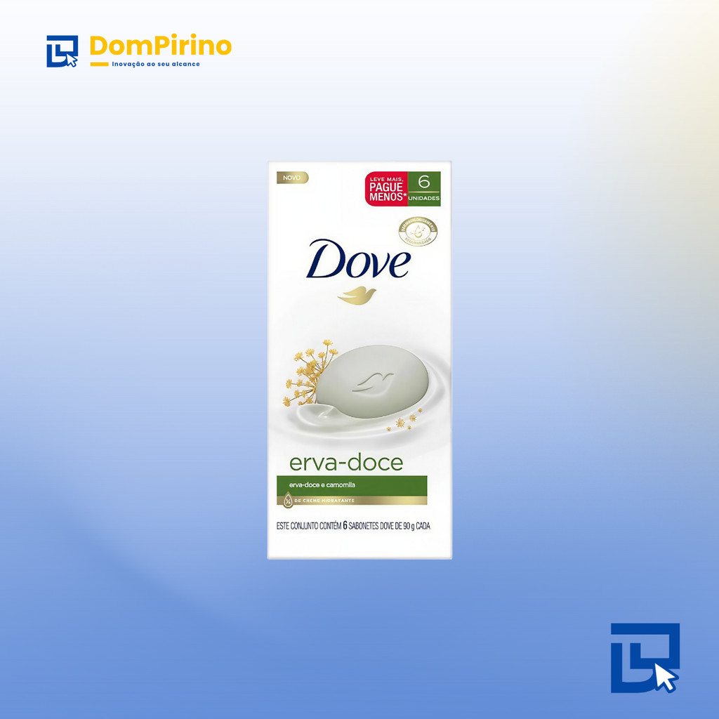 PACK SAB DOVE 90G ERVA-DOCE 6 UNID (LEVE+, PAGUE -) | Shopee Brasil
