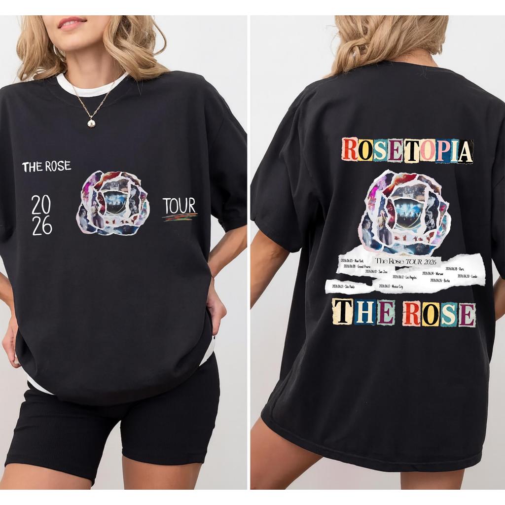 Camiseta Masculina Feminina Estampa The Rose Rosetopia Cidades