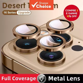 Protetor De Câmera/Lente Móvel Vidro Temperado Com Um Clique Para iPhone 11 12 Mini 13 15 16 Pro Max Plus em Oferta na Shopee