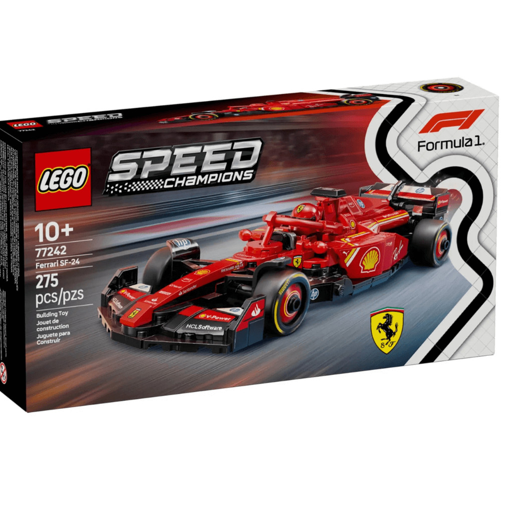Lego Speed Champions Carro De Corrida Ferrari SF-24 F1 275 Peças