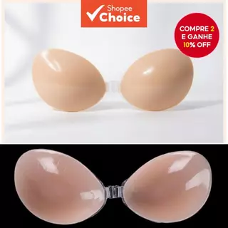 Sutiã de Silicone Invisível para Mulheres - Sem Alças, Autoadesivo, Push-Up para Todos os Copos A-D em Oferta na Shopee