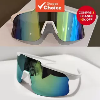Óculos de Ciclismo Universais Resistentes ao Vento - Proteção UV, Design Slim de Grande Armação para Atividades ao Ar em Oferta na Shopee