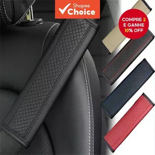 Almofadas De Ombro De Couro Para Cinto De Segurança De Carro/Capa PU/Acolchoamento Respirável Conforto Almofadas De Ombro De Couro Para Cinto De Segurança De Carro/Capa PU/Acolchoamento Respirável Conforto