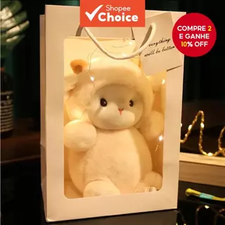 Boneca De Ovelha De Pelúcia Brinquedo Super Fofo Macio Travesseiro Presente De Aniversário Para Crianças 22Cm em Oferta na Shopee